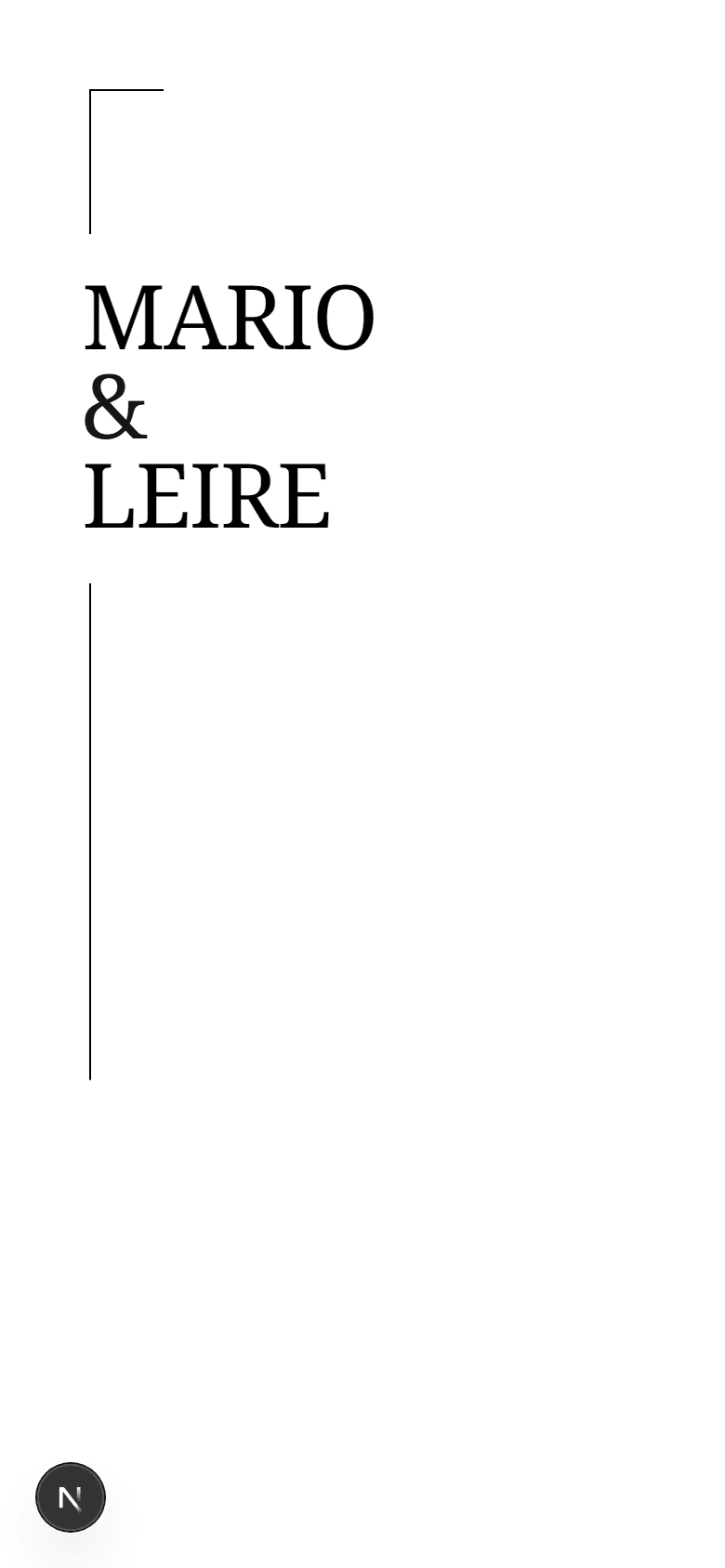 Blackline invitation cover