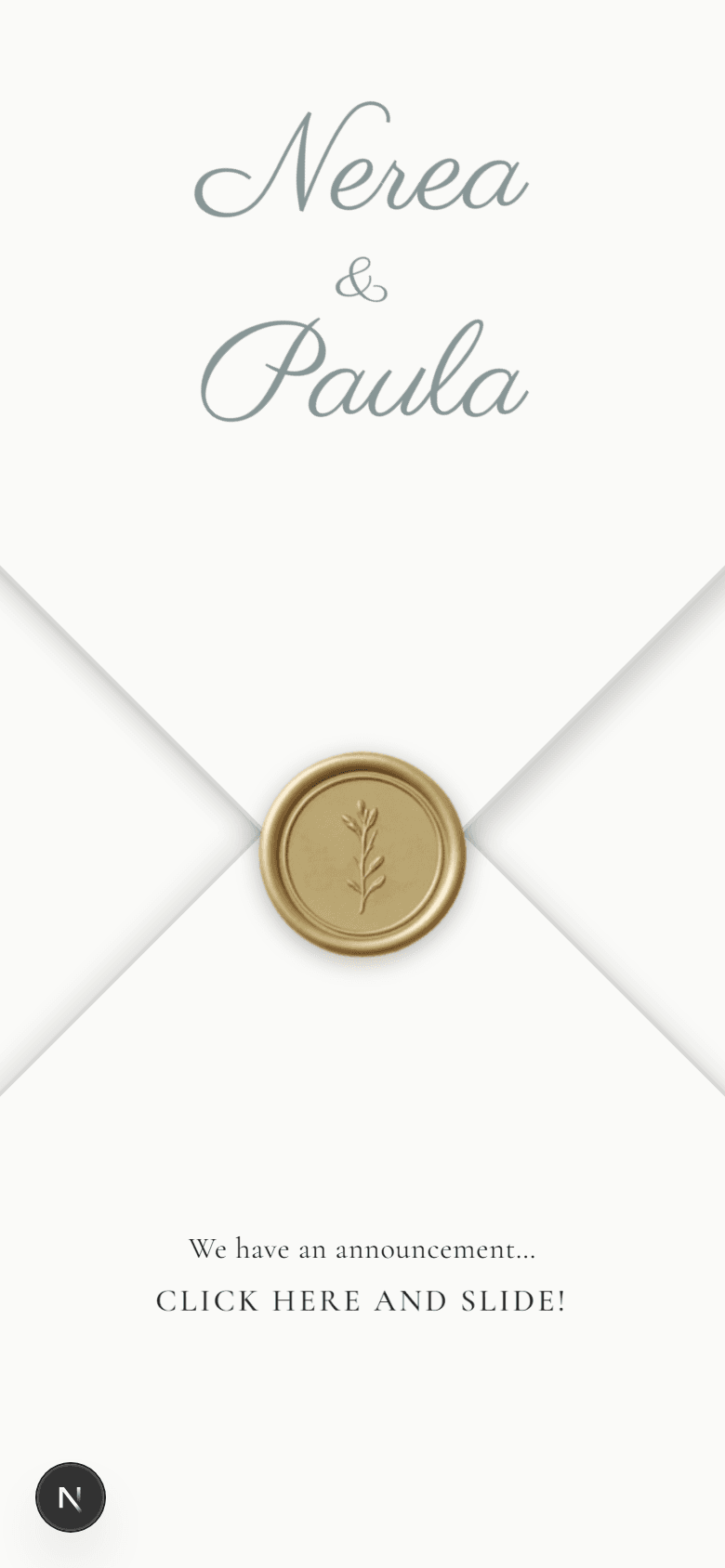 Classic Manor invitation cover